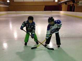 U10-Kinder beim Training