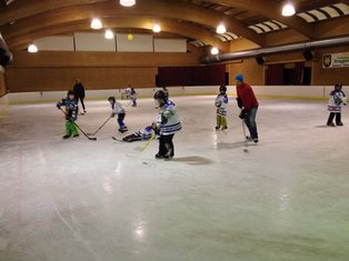 U10-Kinder beim Training